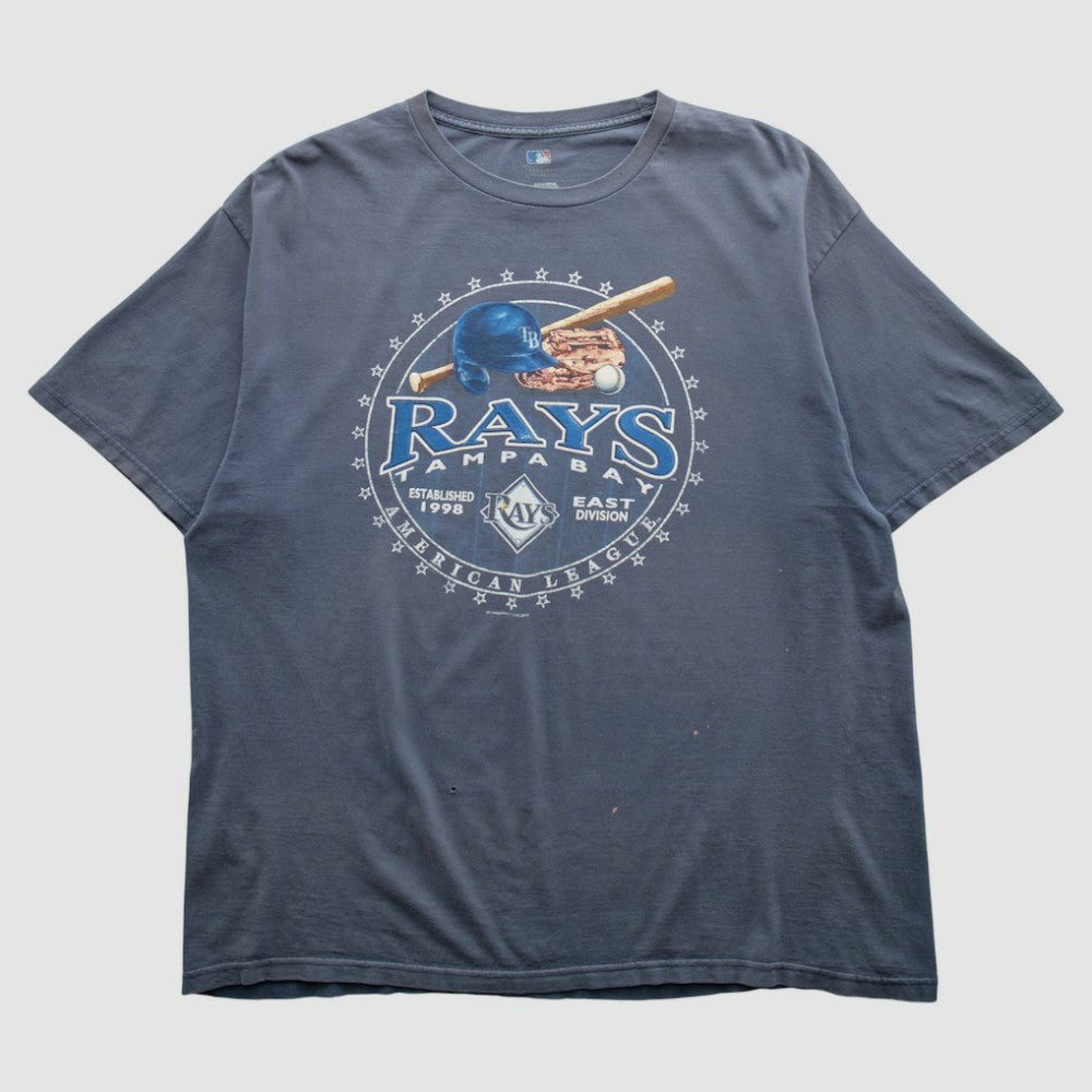 Tampa Bay Rays MLB Genuine Merchandise 2000s T-shirt Navy Vintage