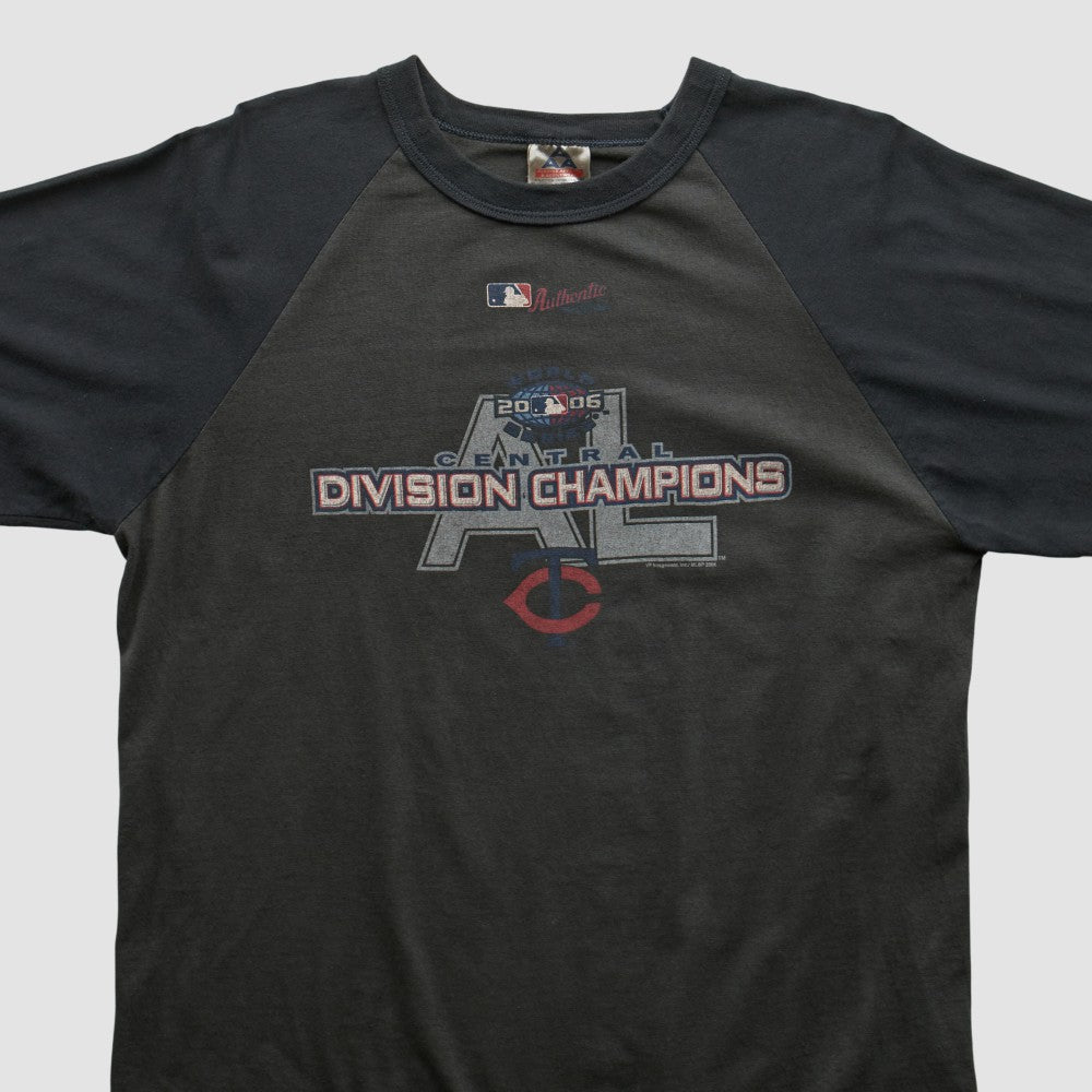 Minnesota Twins Alstyle Apparel 2006 T-shirt Charcoal Vintage