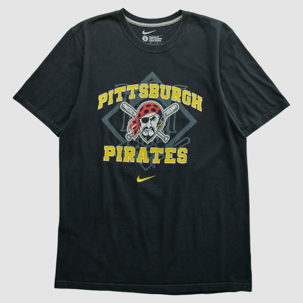 Pittsburgh Pirates 2010s T-shirt Black Vintage | Nike