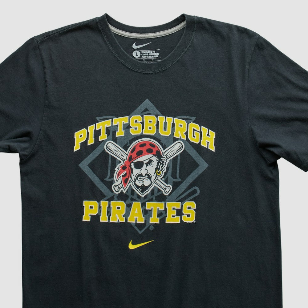 Pittsburgh Pirates 2010s T-shirt Black Vintage | Nike