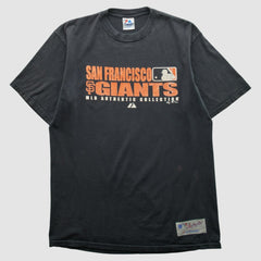 San Francisco Giants Majestic 2007 T-shirt Black Vintage