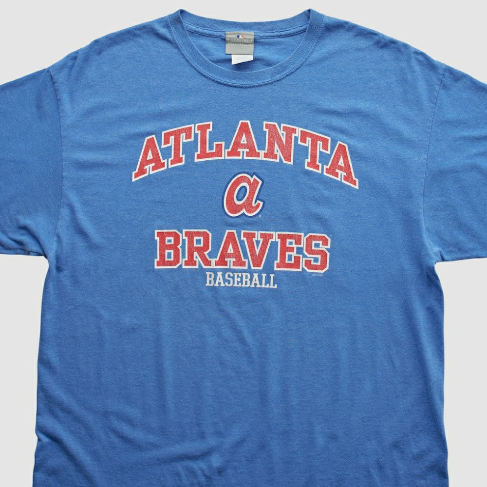 Atlanta Braves MLB Genuine Merchandise 2000s T-shirt Blue Vintage