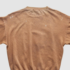 Minnesota Twins Trench 1987 Pullover Sweatshirt Tan Vintage