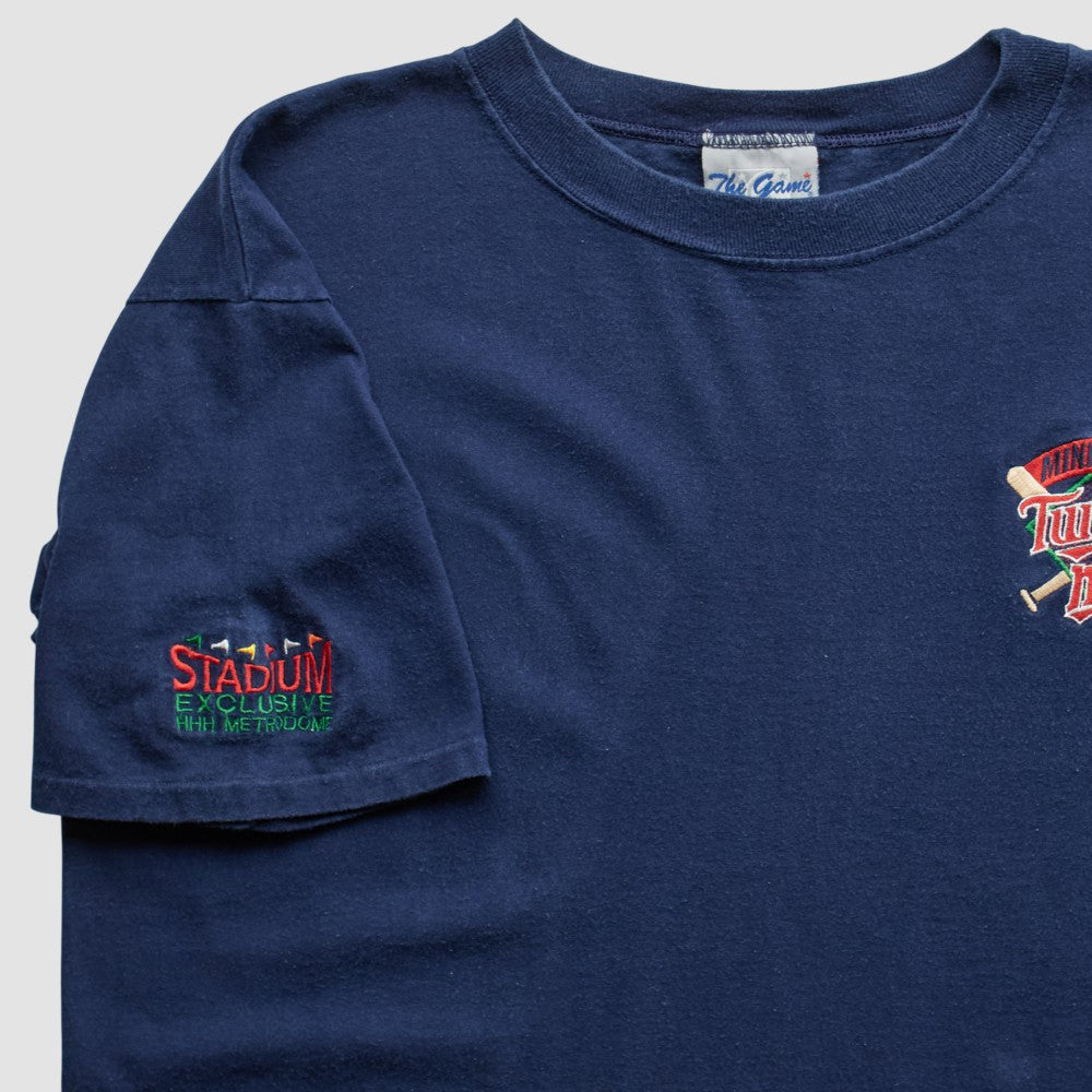 Minnesota Twins The Game 90s T-shirt Navy Vintage