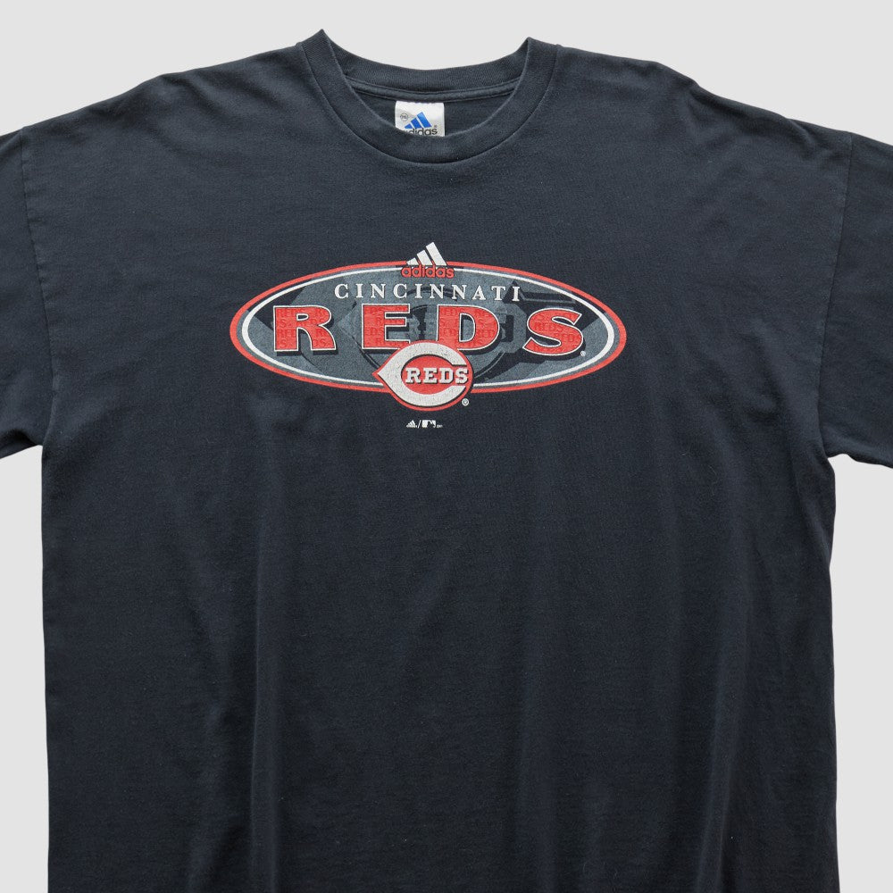 Cincinnati Reds Adidas 2000s T-shirt Black Vintage
