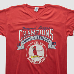 St. Louis Cardinals Logo Athletic 1987 T-shirt Red Vintage