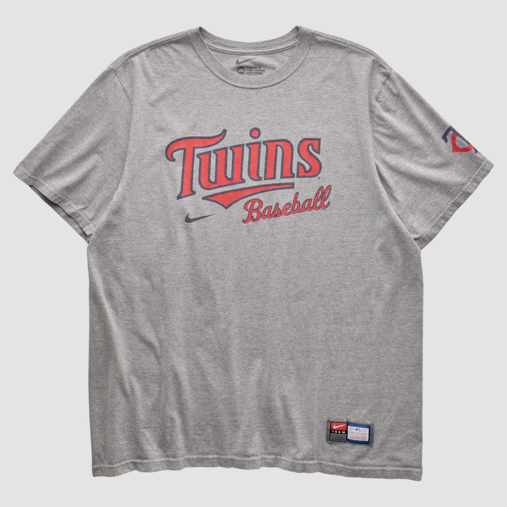 Minnesota Twins 2010s T-shirt Heather Gray Vintage | Nike