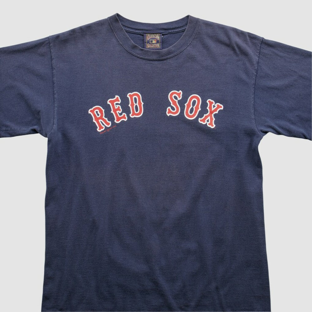 Boston Red Sox Majestic 2000s T-shirt Navy Vintage