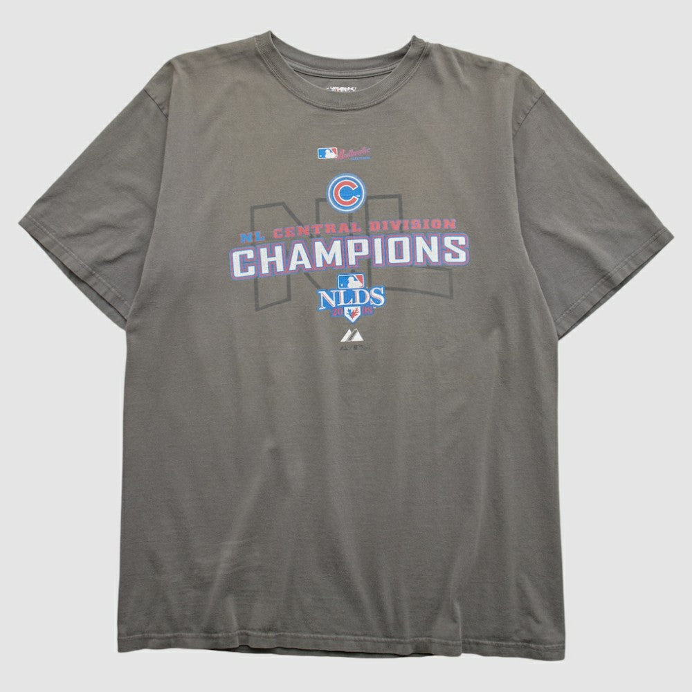 Chicago Cubs Majestic 2008 T-shirt Charcoal Vintage
