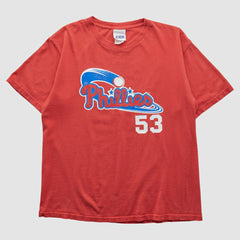 Philadelphia Phillies CSA 2000s T-shirt Red Vintage