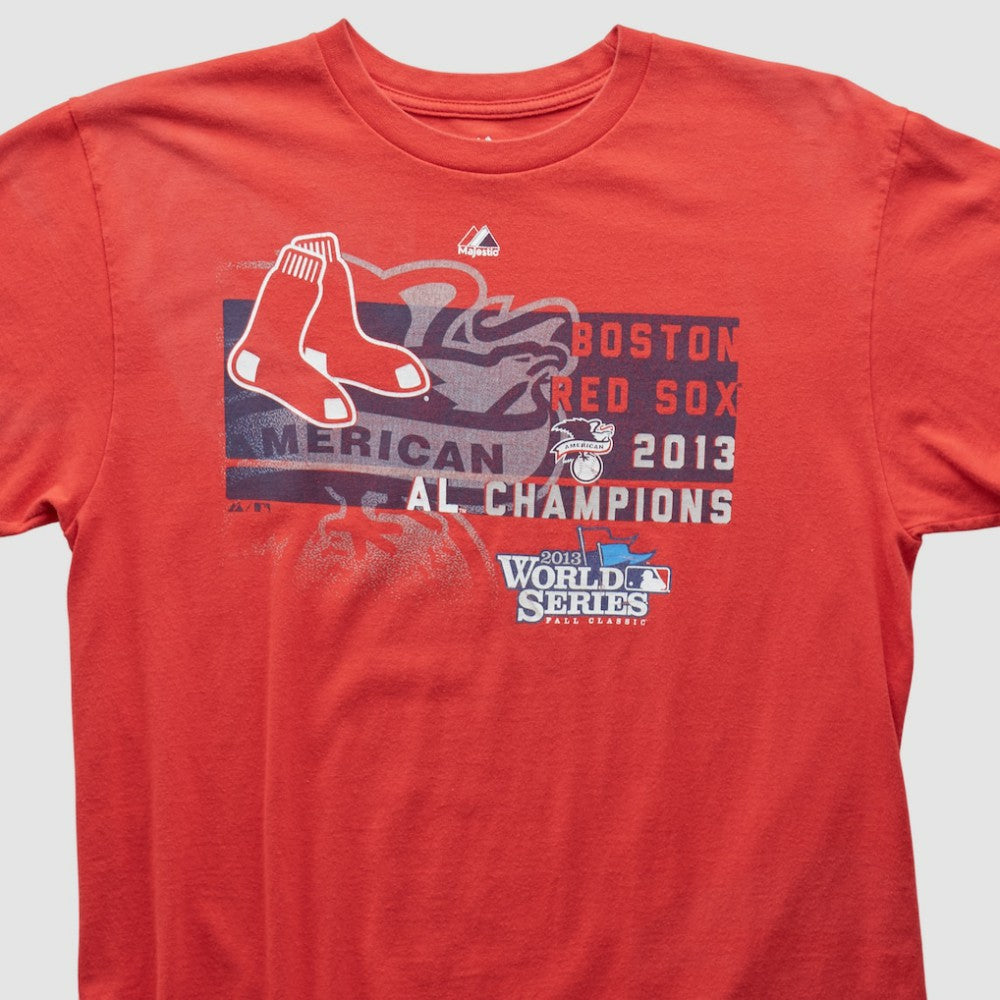 Boston Red Sox Majestic 2013 T-shirt Red Vintage