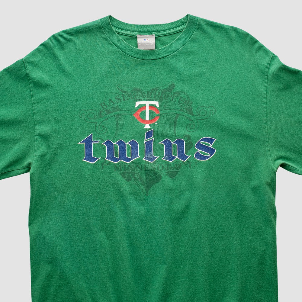 Minnesota Twins Genuine Merchandise 2000s Long Sleeve T-shirt Green Vintage