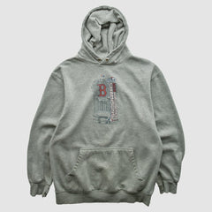 Boston Red Sox 2013 Hooded Pullover Sweatshirt Heather Gray Vintage