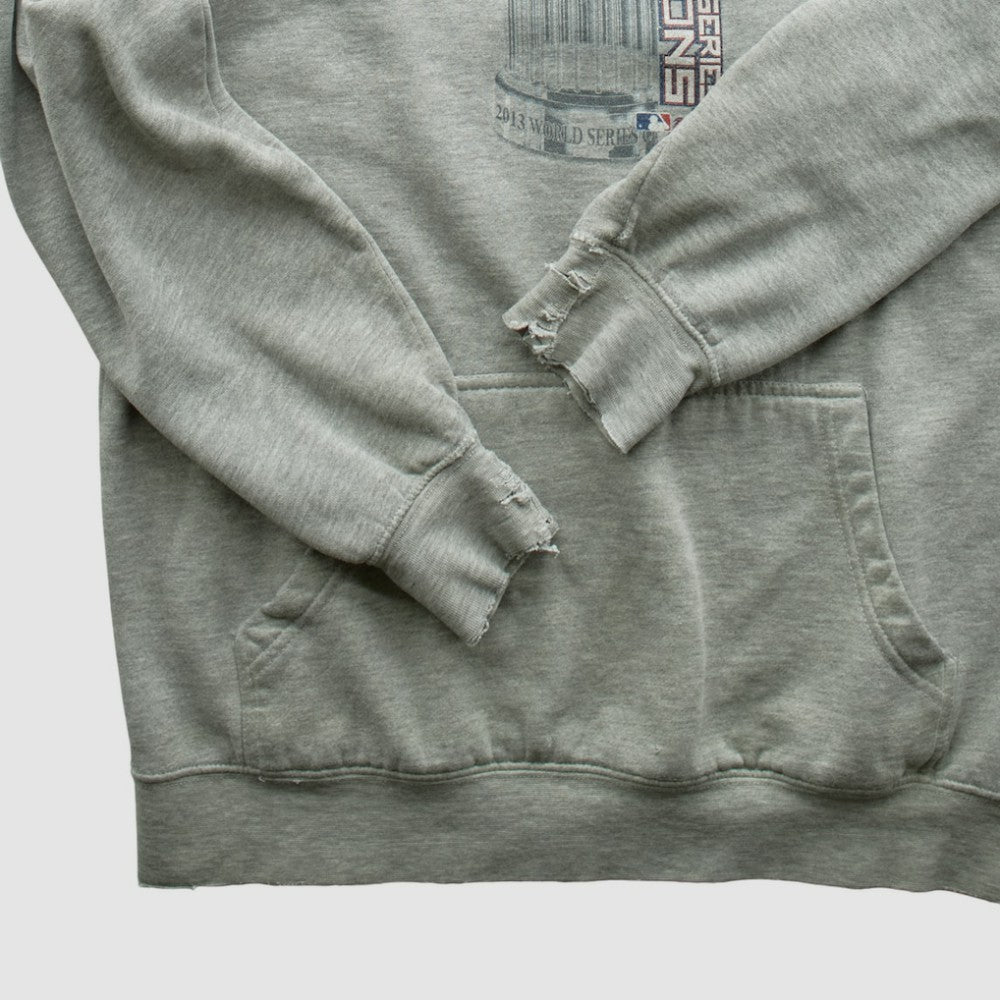 Boston Red Sox 2013 Hooded Pullover Sweatshirt Heather Gray Vintage