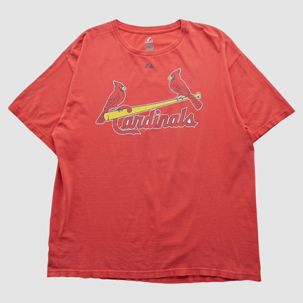 St. Louis Cardinals Majestic 2010s T-shirt Red Vintage