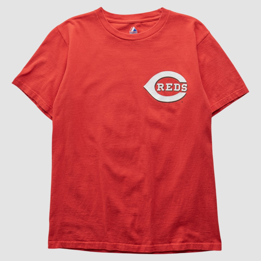 Cincinnati Reds Majestic 2000s T-shirt Red Vintage