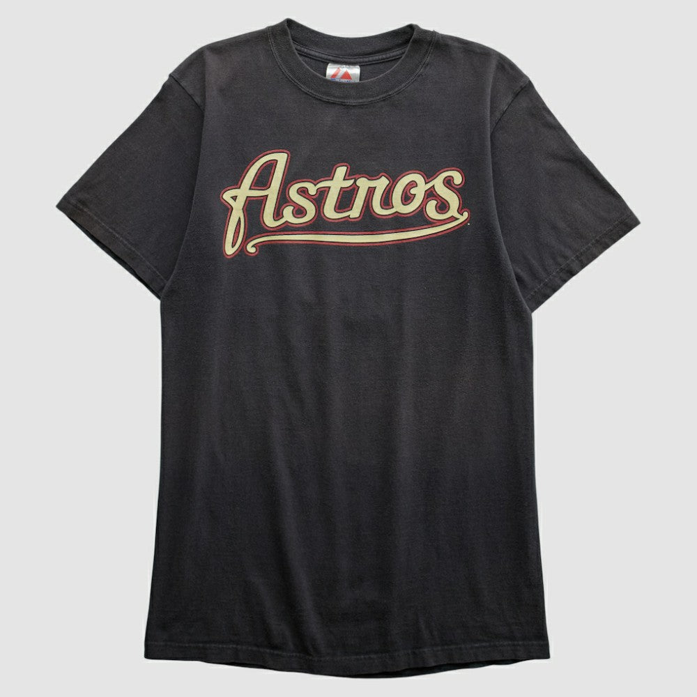 Houston Astros Majestic 2000s T-shirt Black Vintage