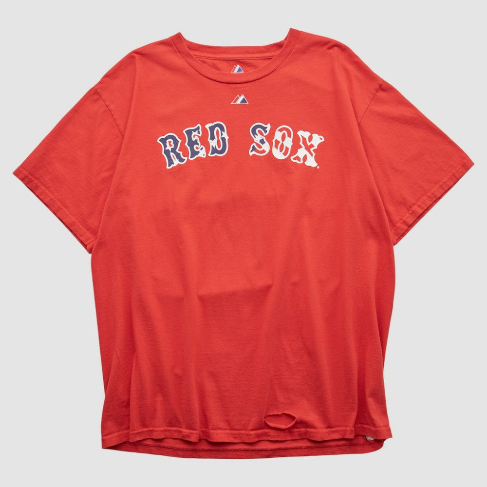 Boston Red Sox Majestic 2010s T-shirt Red Vintage