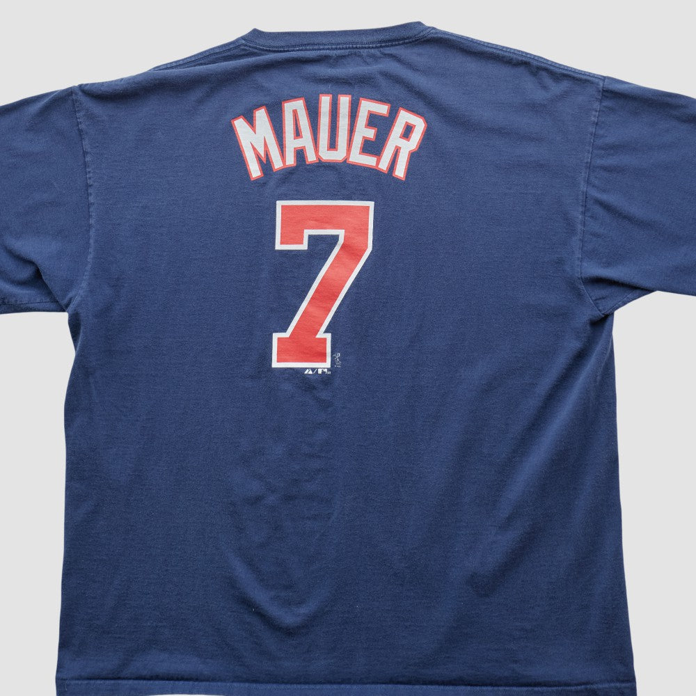 Minnesota Twins Majestic 2000s T-shirt Navy Vintage