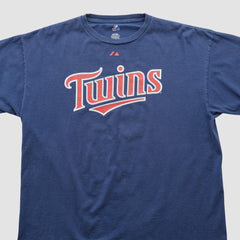 Minnesota Twins Majestic 2000s T-shirt Navy Vintage