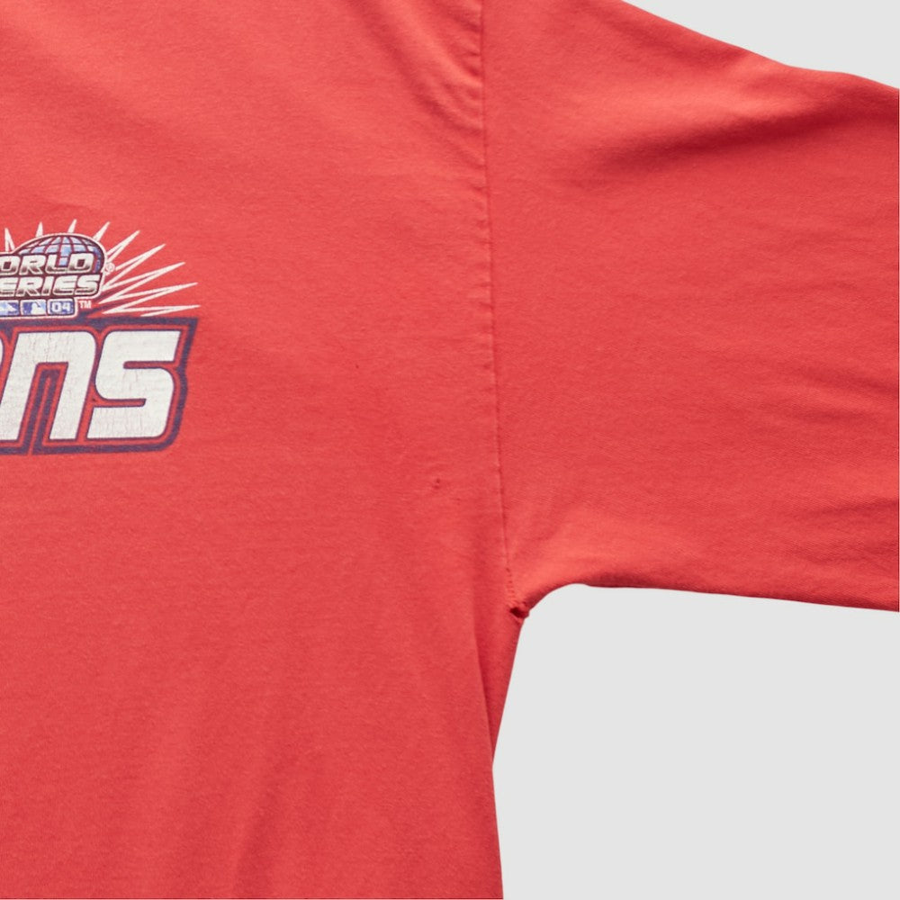 St. Louis Cardinals 2004 Long Sleeve T-shirt Red Vintage
