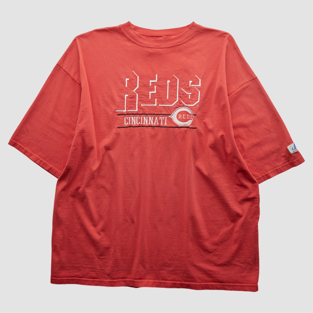 Cincinnati Reds Logo Athletic 90s T-shirt Red Vintage