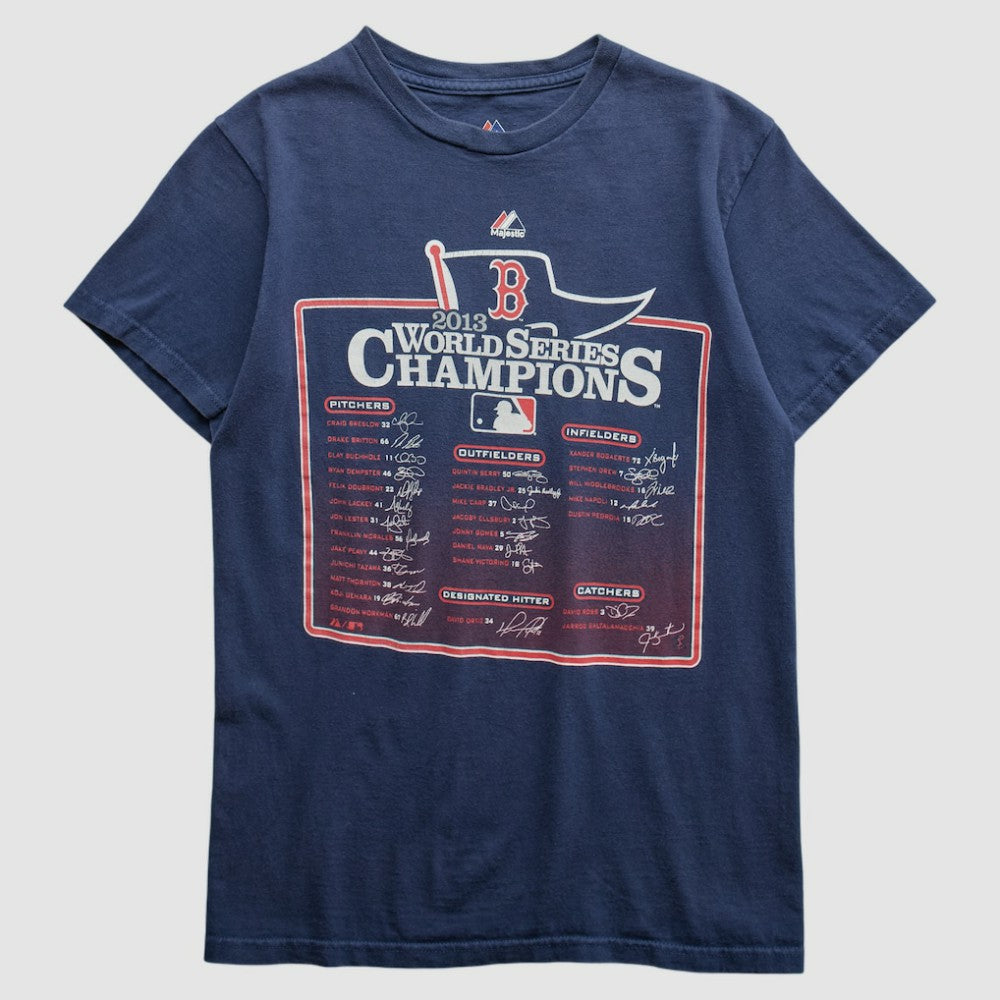 Boston Red Sox Majestic 2013 T-shirt Navy Vintage