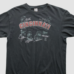 Cincinnati Reds Pro Weight 2014 T-shirt Charcoal Vintage