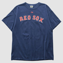 Boston Red Sox Majestic 2000s T-shirt Navy Vintage
