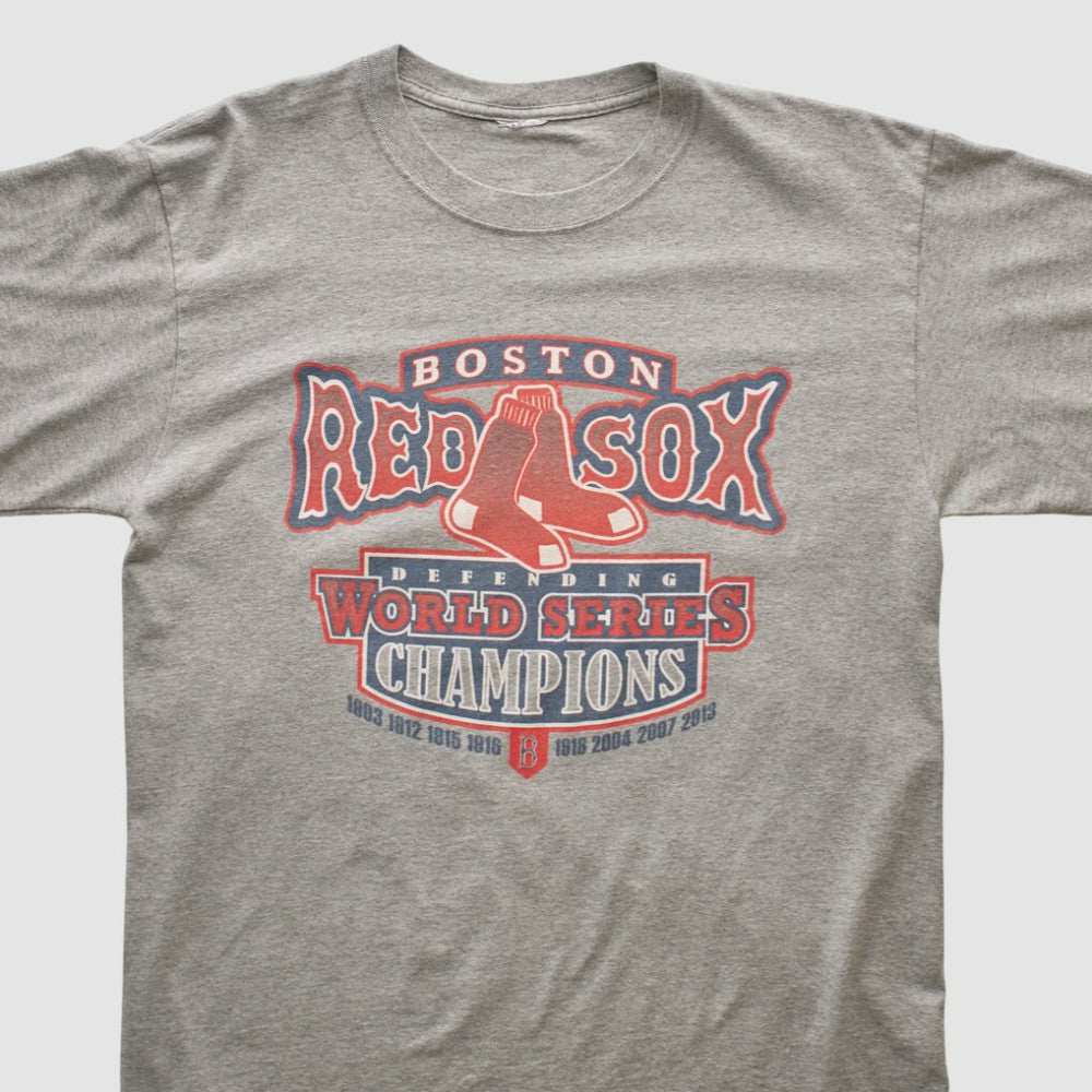 Boston Red Sox 2013 Long Sleeve T-shirt Heather Gray Vintage