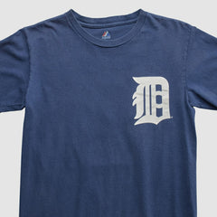 Detroit Tigers Majestic 2000s T-shirt Navy Vintage
