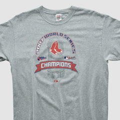 Boston Red Sox Anvil 2007 T-shirt Heather Gray Vintage