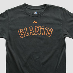 San Francisco Giants Majestic 2009 T-shirt Black Vintage