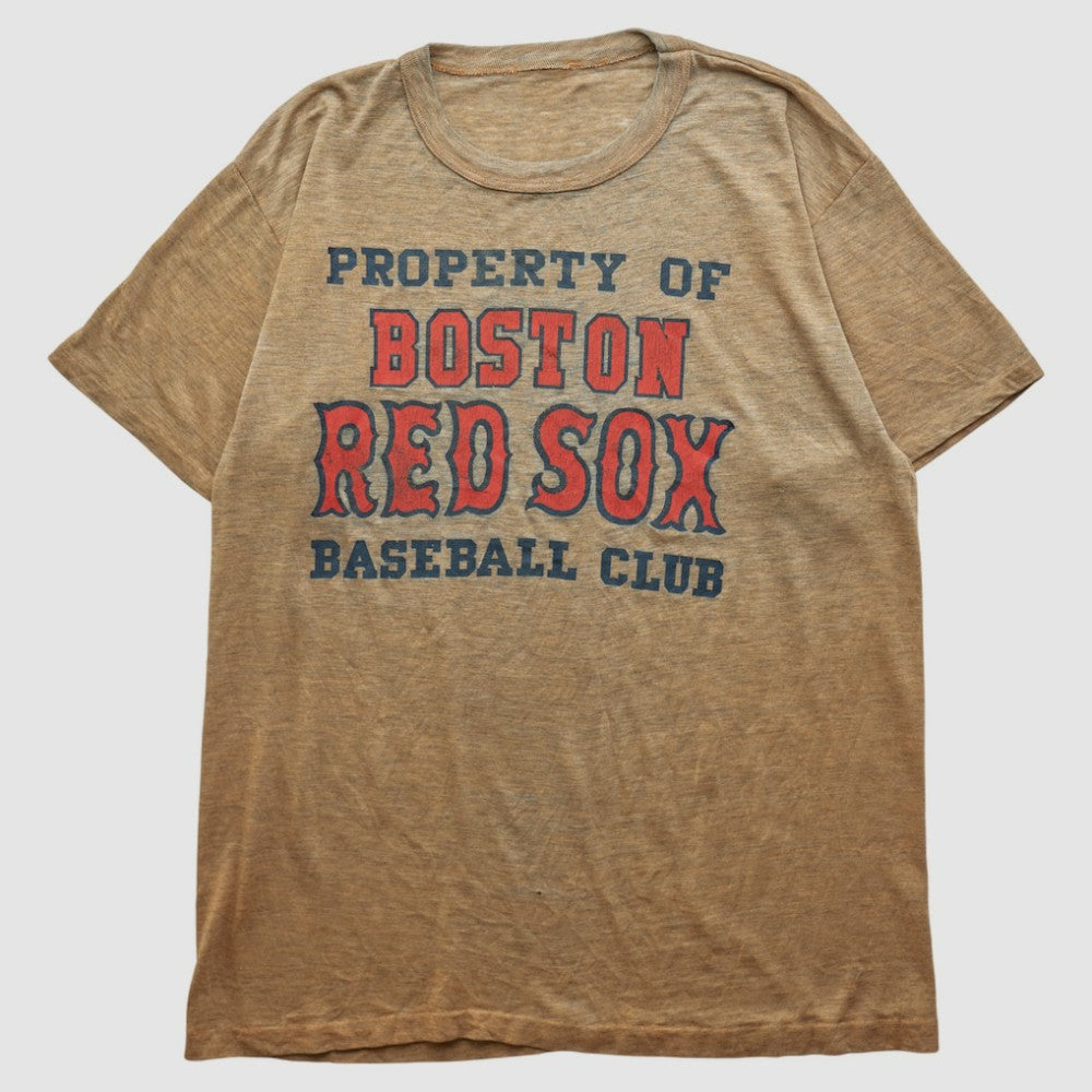 Boston Red Sox 80s T-shirt Tan Vintage