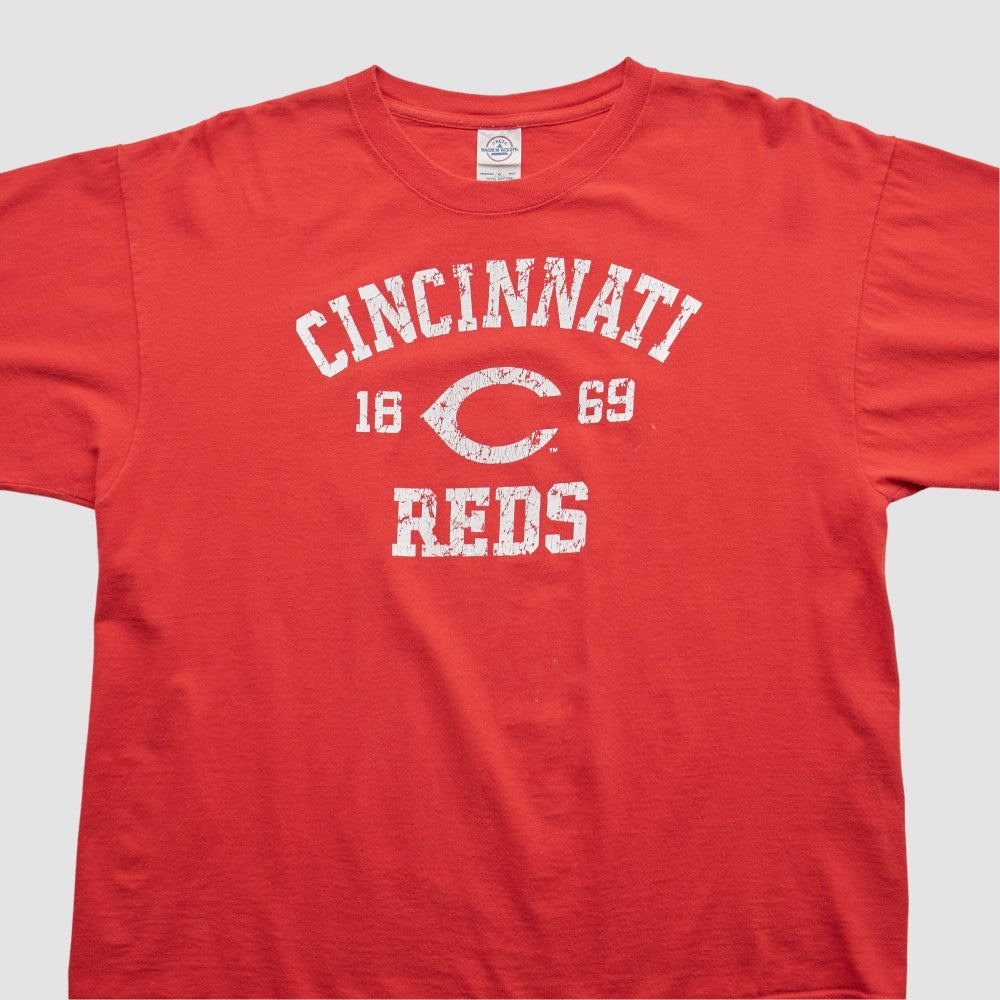 Cincinnati Reds Delta 2010s T-shirt Red Vintage