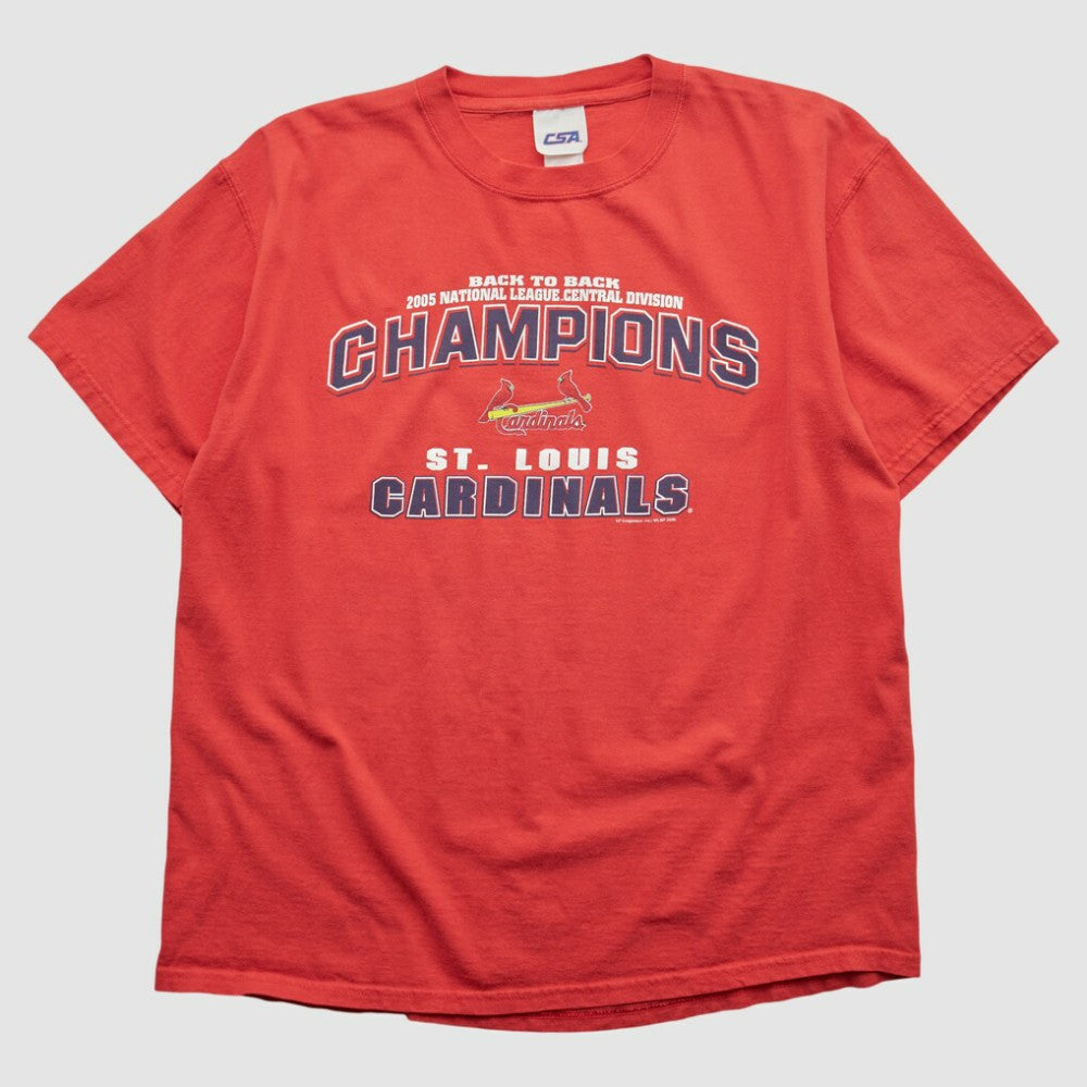 St. Louis Cardinals CSA 2005 T-shirt Red Vintage