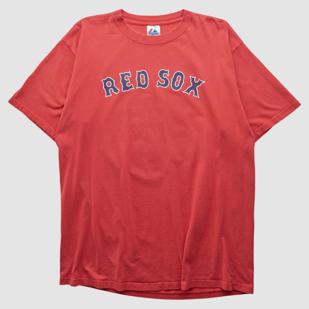 Boston Red Sox Majestic 2000s T-shirt Red Vintage