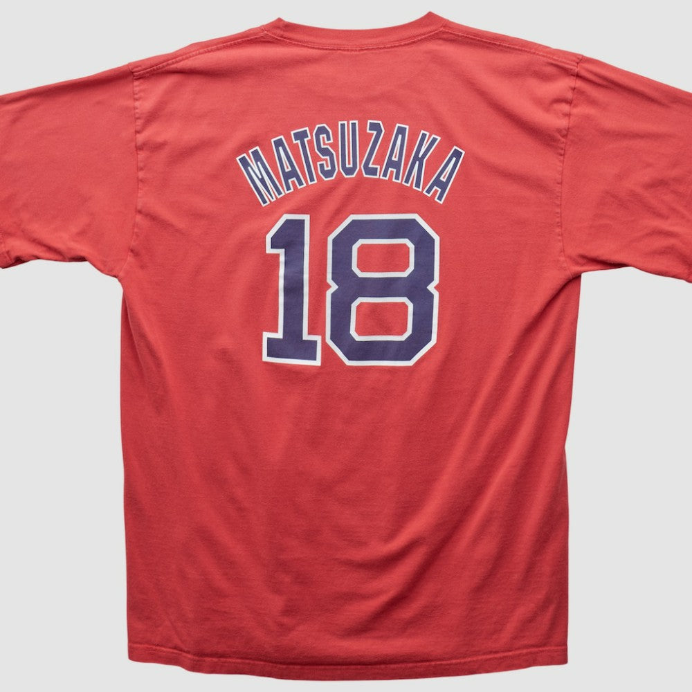 Boston Red Sox Majestic 2000s T-shirt Red Vintage