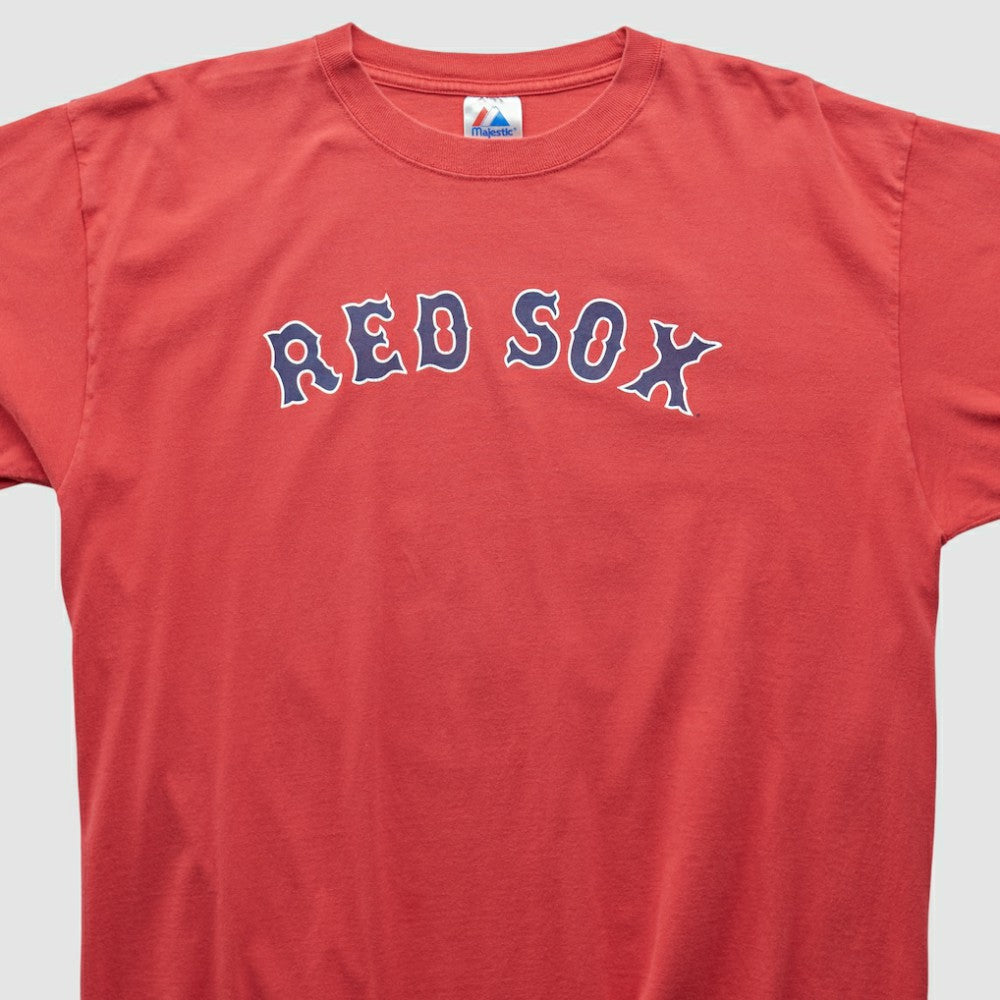Boston Red Sox Majestic 2000s T-shirt Red Vintage