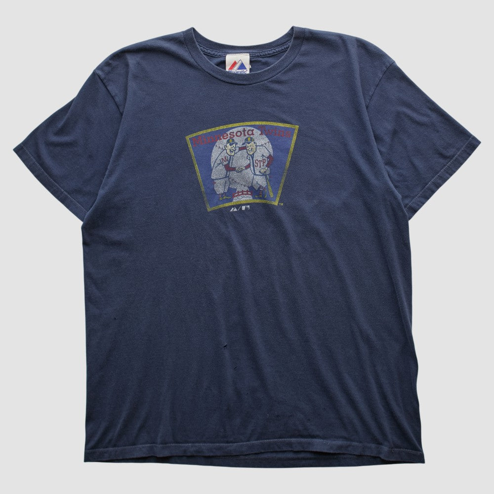 Minnesota Twins Majestic 2010s T-shirt Navy Vintage