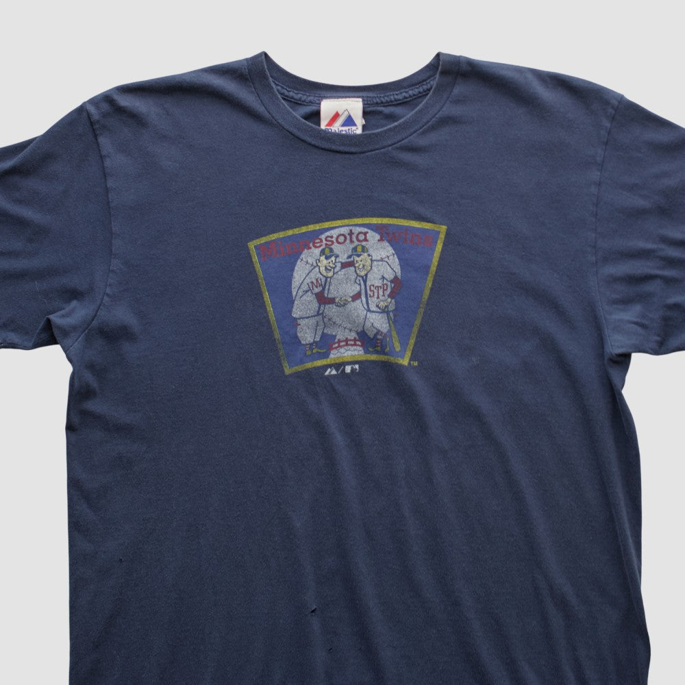 Minnesota Twins Majestic 2010s T-shirt Navy Vintage