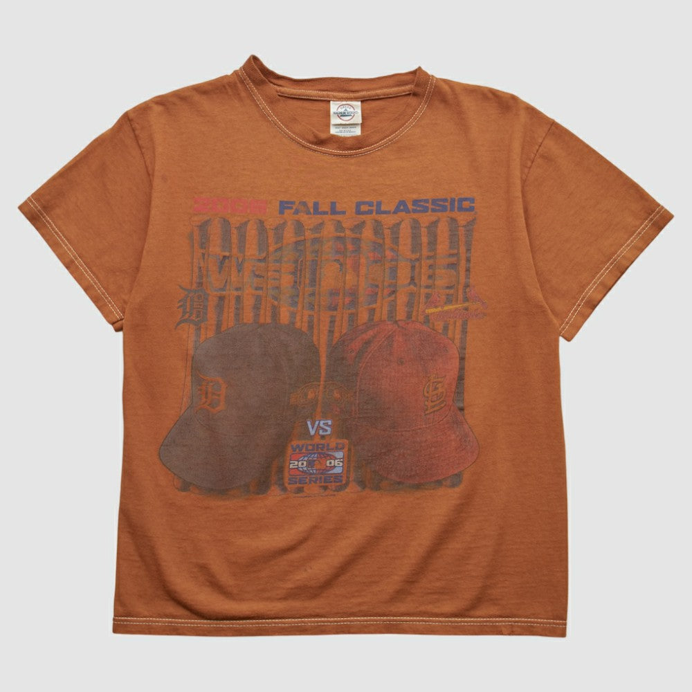 MLB World Series Delta Magnum Weight 2006 T-shirt Orange Vintage