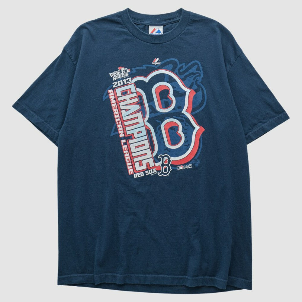 Boston Red Sox Majestic 2013 T-shirt Navy Vintage