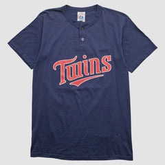 Minnesota Twins Majestic 2000s T-shirt Navy Vintage