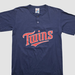 Minnesota Twins Majestic 2000s T-shirt Navy Vintage