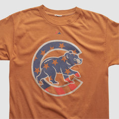 Chicago Cubs Majestic 2000s T-shirt Orange Vintage