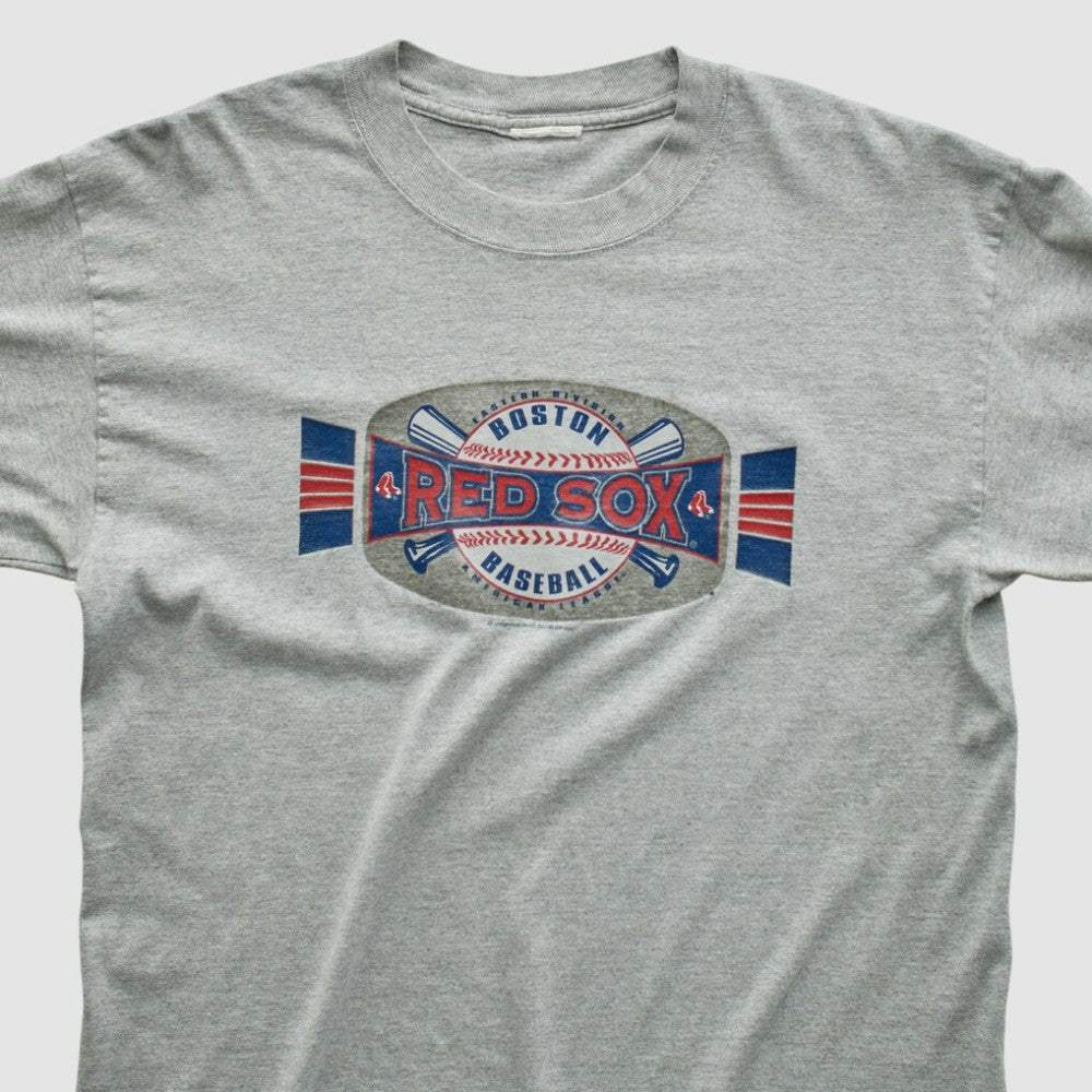 Boston Red Sox 2001 Long Sleeve T-shirt Heather Gray Vintage