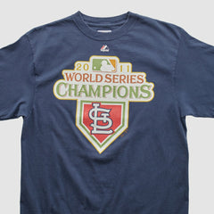 St. Louis Cardinals Majestic 2011 T-shirt Navy Vintage