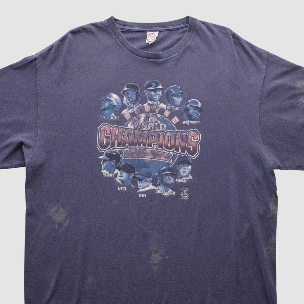Boston Red Sox Pro Weight 2010s T-shirt Navy Vintage
