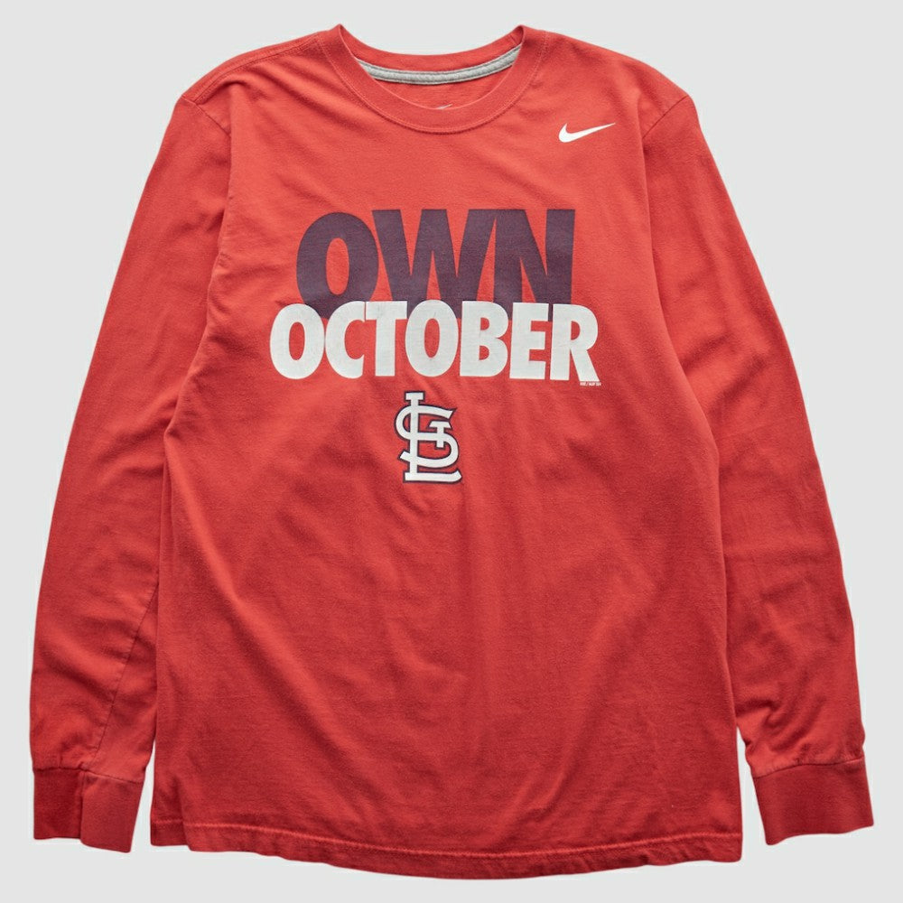 St. Louis Cardinals 2010s Long Sleeve T-shirt Red Vintage | Nike